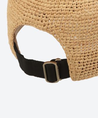 VIVETTE Raffia ＆ Linen Cap