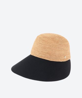Blaise Raffia ＆ Linen Cap
