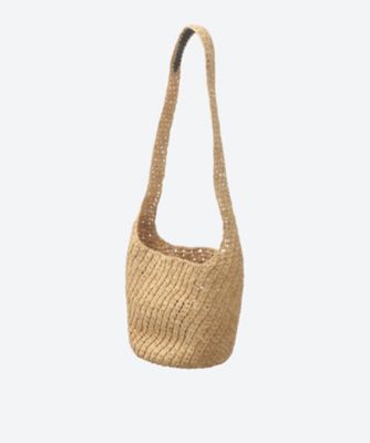 Lani Raffia Crochet Small Sac