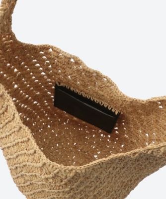 Lani Raffia Crochet Small Sac
