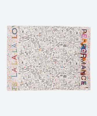 【美品】ファリエロサルティ オリジナルズ 人面柄 幅140cm長さ202cm 美品✨ファリエロサルティ オリジナルズ 人面柄 幅140cm長さ202cm Faliero