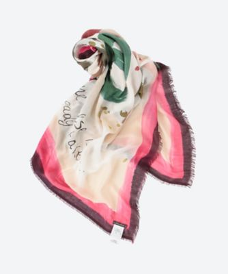 ＜Faliero Sarti (Women)＞Ｂｅ　Ｙｏｕｒ　Ｓｅｌｆ　プリントストール　２４０８５５３２８３―２０５０　