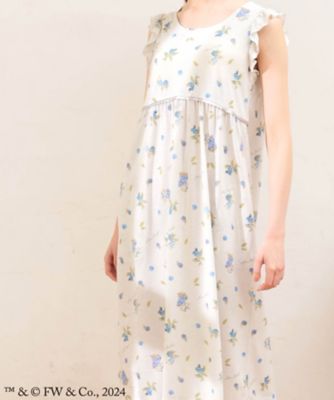 ピーターラビット（ＴＭ）綿テンセルチェリー＆ベリーノースリーブワンピース　２４－３５００５