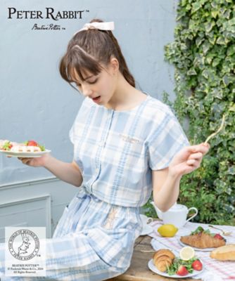 ＜Narue (Women)＞ピーターラビット（ＴＭ）変わり織り先染めチェックパジャマ　２４－３５４０４