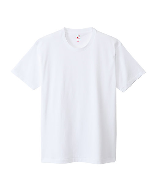＜三越伊勢丹/公式＞ Hanes PREMIUM Japan Fit クルーネックTシャツ 010ホワイト アンダーシャツ画像