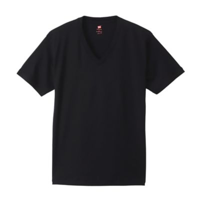 Ｈａｎｅｓ　ＰＲＥＭＩＵＭ　Ｊａｐａｎ　Ｆｉｔ　ＶネックＴシャツ