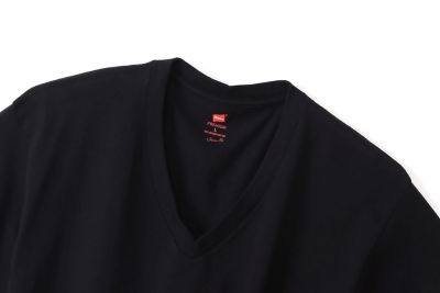 Ｈａｎｅｓ　ＰＲＥＭＩＵＭ　Ｊａｐａｎ　Ｆｉｔ　ＶネックＴシャツ