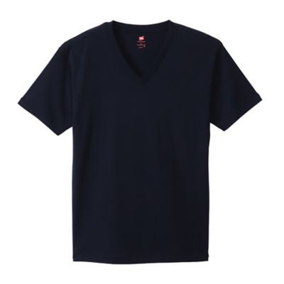 Ｈａｎｅｓ ＰＲＥＭＩＵＭ Ｊａｐａｎ Ｆｉｔ ＶネックＴシャツ ...