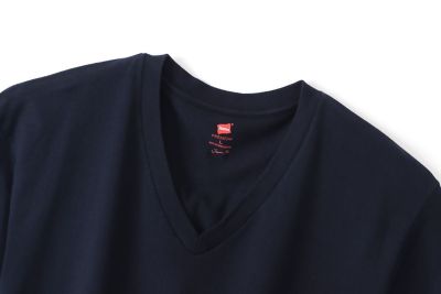 Ｈａｎｅｓ　ＰＲＥＭＩＵＭ　Ｊａｐａｎ　Ｆｉｔ　ＶネックＴシャツ
