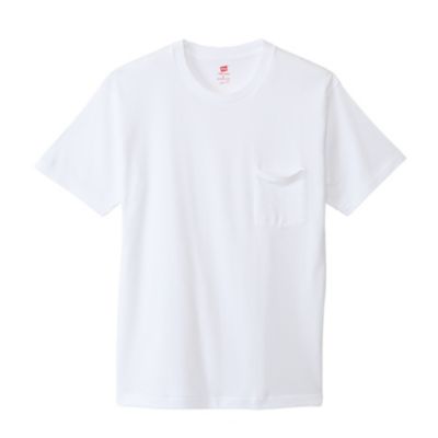 ＜三越伊勢丹/公式＞ Hanes (Men)/ヘインズ Hanes PREMIUM Japan Fit クルーネックポケットTシャツ 010ホワイト アンダーシャツ【三越伊勢丹/公式】