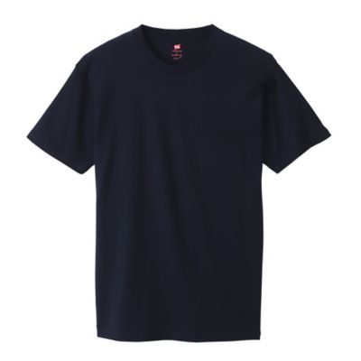 ＜三越伊勢丹/公式＞ Hanes (Men)/ヘインズ Hanes PREMIUM Japan Fit クルーネックポケットTシャツ 370ネイビー アンダーシャツ【三越伊勢丹/公式】