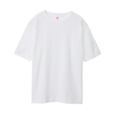 ＜Hanes (Men)＞ショートスリーブ　ラグランクルーシャツ