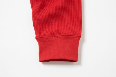 コアデニムベア　ワッフル　ロングスリーブクルーネックシャツ
