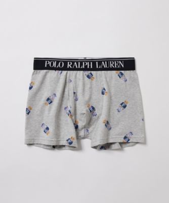 ＜POLO RALPH LAUREN (Men)＞ボクサーブリーフ　前開き　カラーショップベアプリント
