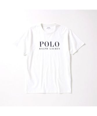 ショートスリーブクルーネックシャツ　ロゴプリント