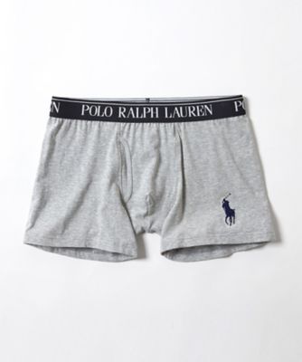 ＜三越伊勢丹/公式＞ POLO RALPH LAUREN (Men)/ポロ ラルフ ローレン ボクサーパンツ 前開き 060ヘザーグレー パンツ・ショーツ【三越伊勢丹/公式】