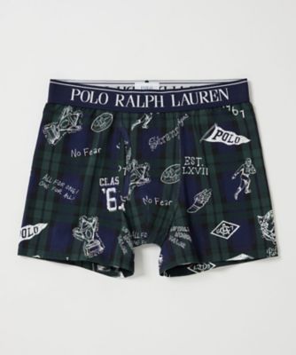 ＜POLO RALPH LAUREN (Men)＞ボクサーブリーフパンツ　前開き　ヴァーシティプリント