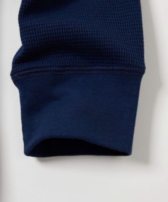 ワッフル　ロングスリーブ　クルーネックシャツ　ホリデーベア