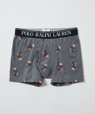 ＜POLO RALPH LAUREN (Men)＞ボクサーブリーフパンツ　前開き　ホリデーベアプリント