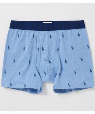 ＜POLO RALPH LAUREN (Men)＞ボクサーブリーフ　前開き　オールオーバーポロプレイヤープリント