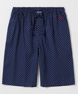 POLO RALPH LAUREN (Men)/ポロ ラルフ ローレン スリープショートパンツ　ピンドットプリント