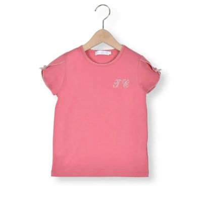 ＜Tartine et Chocolat (Baby&Kids) ＞袖リボンソフトベア天竺半袖Ｔシャツ