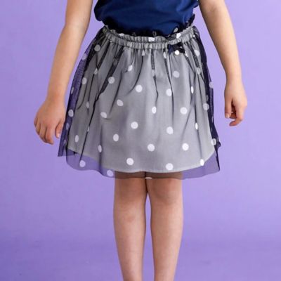 ＜Tartine et Chocolat (Baby&Kids) ＞ドットチュールニットスカート