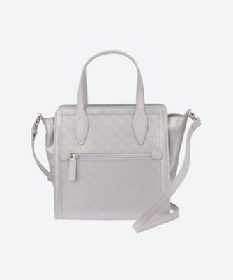 GHERARDINI (Women)/ゲラルディーニ ソフティ 2WAYハンドバッグ 730002 シルバー 【三越伊勢丹/公式】