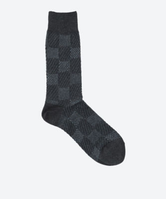 ＜Aquascutum (Men雑貨etc)＞【靴下おまとめ】チェック柄　カジュアルソックス
