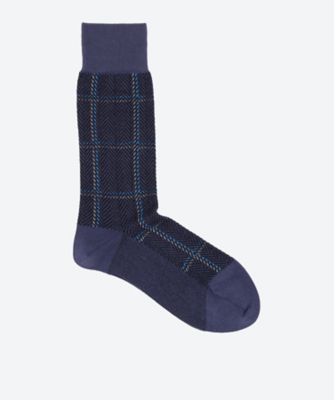 ＜Aquascutum (Men雑貨etc)＞【靴下おまとめ】ウィンドウペン　カジュアルソックス