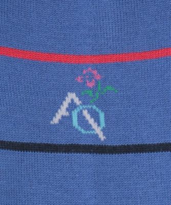 【靴下おまとめ】ラインボーダーＳＮソックス　０１６３６４４３５０