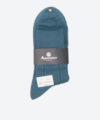 Aquascutum (Men雑貨etc)/アクアスキュータム 【紳士靴下おまとめ】リンクスチェックハーフ丈ソックス　０１６３６４４１７０