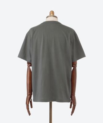 半袖丸首Ｔシャツ　甘撚天竺　バッキンガムベアワッペン　０１１３８２４１２０