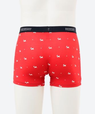 ボクサーパンツ　前開き　ホワイトテリア＆ドット　０１１３２２４６２３