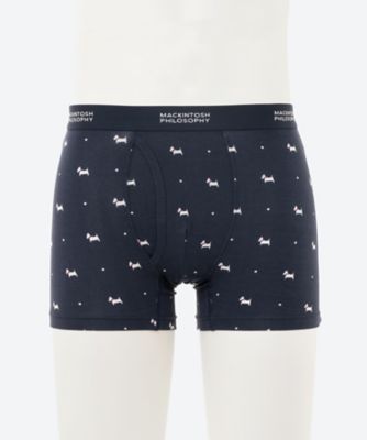ボクサーパンツ　前開き　ホワイトテリア＆ドット　０１１３２２４６２３