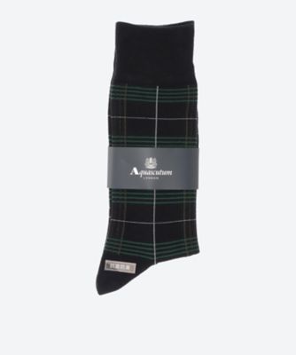 Aquascutum (Men雑貨etc)/アクアスキュータム 【靴下おまとめ】ラインチェックソックス　０１６３２４４１４７