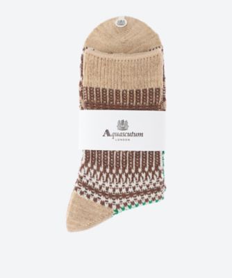 靴下おまとめ】フェアアイルハーフソックス 0163244358