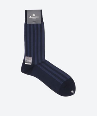 【2WAY】 アクアスキュータム リネン スウィングトップ M ストライプ柄 Aquascutum （アクアスキュータム）】 クラブチェック