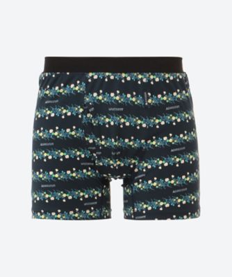 Aquascutum (Men)/アクアスキュータム ボクサーパンツ　前開き　２５ＳＳ　スパンゴム　フラワーボーダー　０１１２６２５６０４