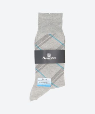 ＜Aquascutum (Men雑貨etc)＞【靴下おまとめ】カジュアルソックス　クールダイヤチェック　０１６３６４５１６５