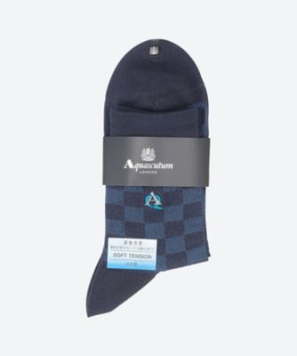 Aquascutum (Men雑貨etc)/アクアスキュータム 【靴下おまとめ】カジュアルソックス クールブロックロゴ ハーフ丈 0163645166