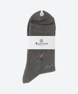 *Paul Smith* コントラストドット ドレスソックス コントラストドット ドレスソックス（グレー） ｜ポール・スミス