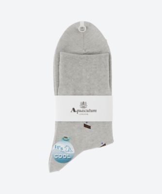 Aquascutum (Men雑貨etc)/アクアスキュータム 【靴下おまとめ】カジュアルソックス アフターヌーンティハーフ丈 0163645313
