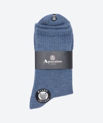 Aquascutum (Men雑貨etc)/アクアスキュータム 【靴下おまとめ】リッチェル無地滑り止め付き カジュアルソックス 0163865250