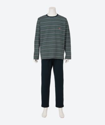 MACKINTOSH PHILOSOPHY (Men雑貨etc)/マッキントッシュ フィロソフィー パジャマ 40/2天竺ボーダークルー+無地 0126425450