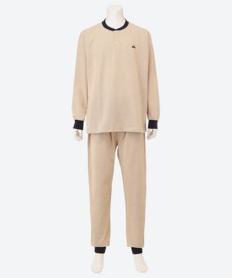 パジャマ AIR DRYニットコードレーンヘンリー