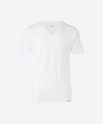 木村メリヤス工場 (Men)/キムラメリヤスコウジョウ 和紙天竺ＶネックＴシャツ