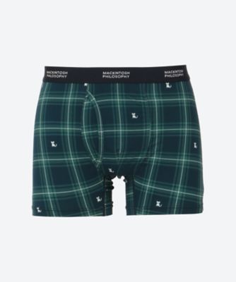 ボクサーパンツ 前開き チェックマスクドキャット