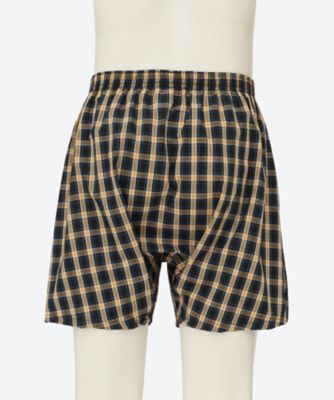 トランクス 前開き チェックD 0113335001 | Brooks
