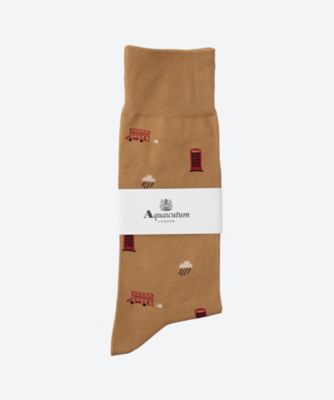 ＜Aquascutum (Men雑貨etc)＞【靴下おまとめ】カジュアルソックス　ロンドンバス　０１６３２４５３１５